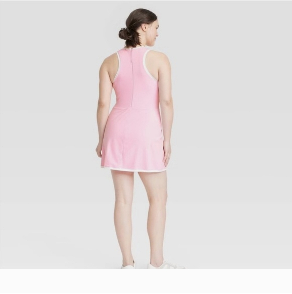 All In Motion NWOT Pink High Neck Active Dress W/Built in Shorts Size XXL - Picture 2 of 11